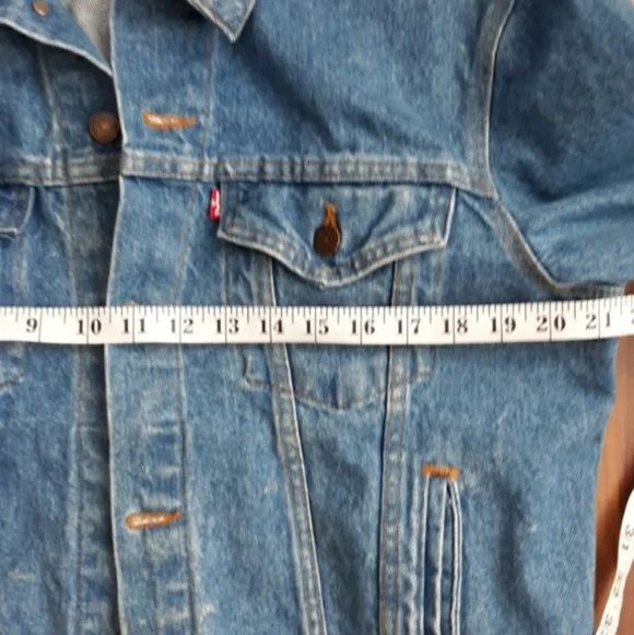 Vintage Levis Denim Jacket Trucker Jean Made In USA